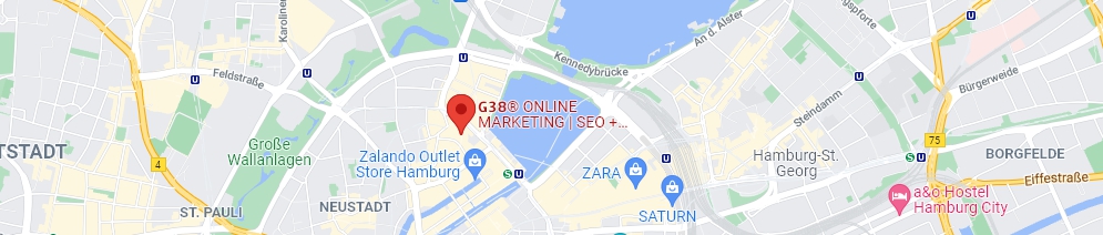 Anfahrt und Kontakt zu G38 ONLINE MARKETING in Hamburg Innenstadt fr Ihre Suchmaschinenoptimierung